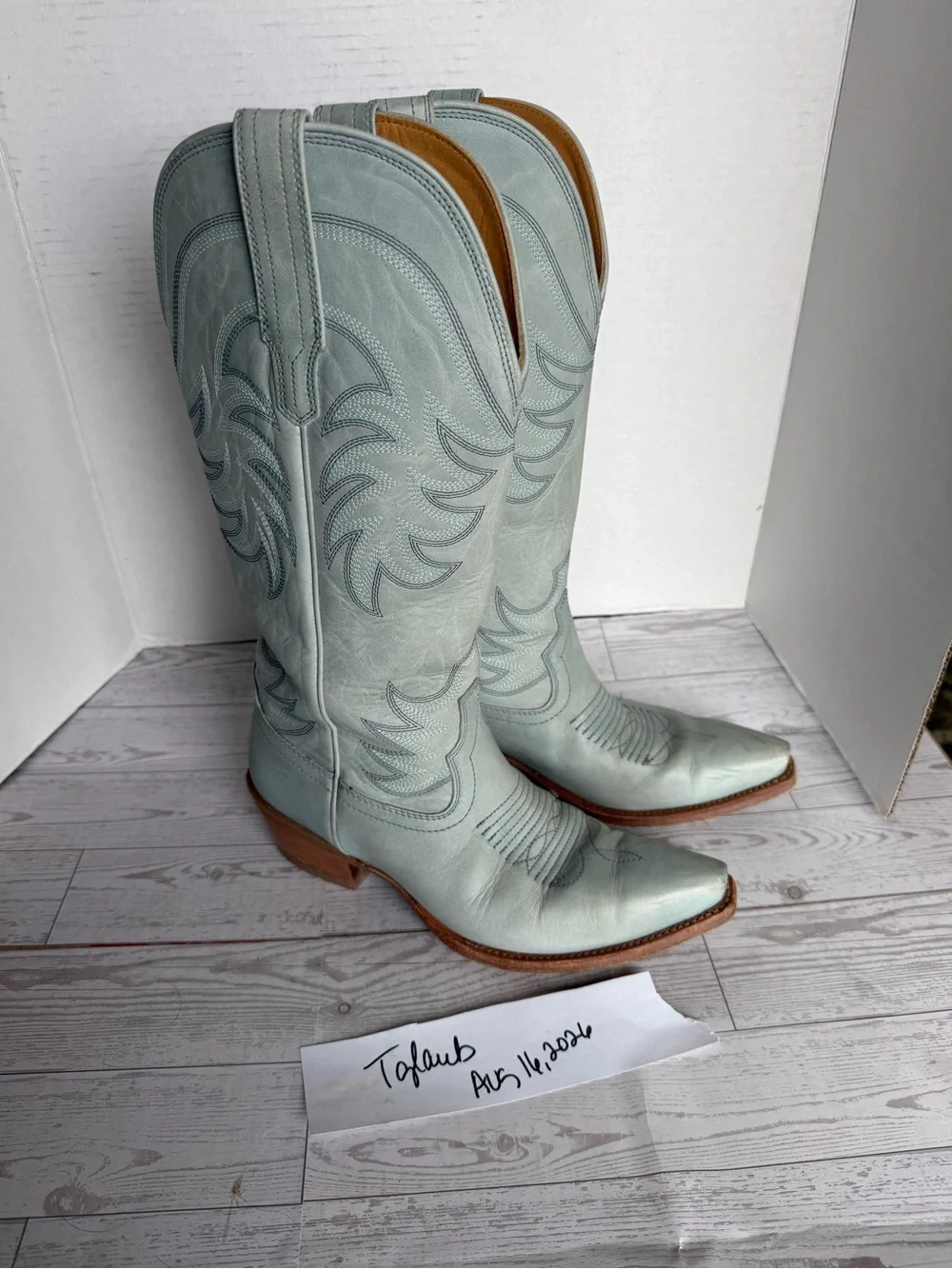 no longer available        Tecovas Slate blue annie 8